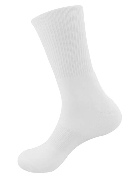 White Crew Socks 